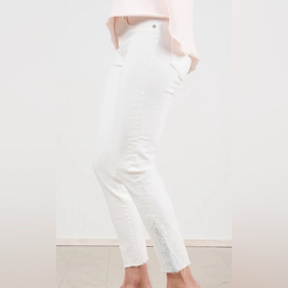 NWT MOUSSY VINTAGE  burnside skinny jeans - white 010 - Picture 8 of 16
